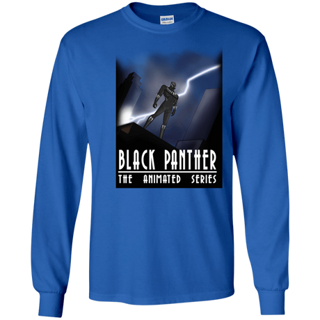 T-Shirts Royal / S Black Panther The Animated Series Men's Long Sleeve T-Shirt