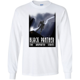 T-Shirts White / S Black Panther The Animated Series Men's Long Sleeve T-Shirt