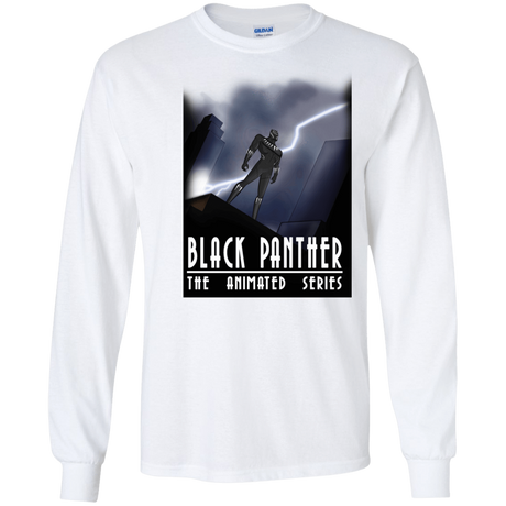 T-Shirts White / S Black Panther The Animated Series Men's Long Sleeve T-Shirt