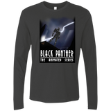 T-Shirts Heavy Metal / S Black Panther The Animated Series Men's Premium Long Sleeve