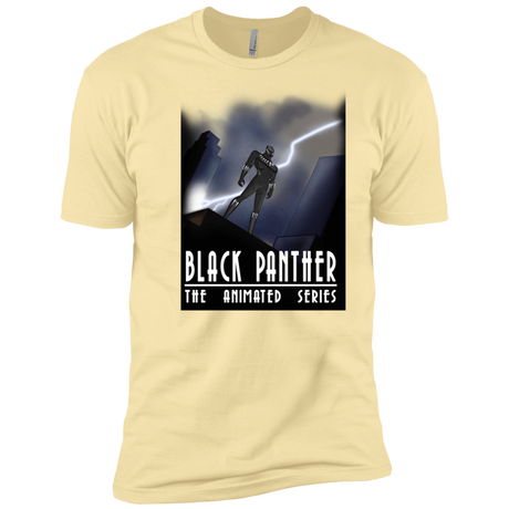 T-Shirts Banana Cream / X-Small Black Panther The Animated Series Men's Premium T-Shirt
