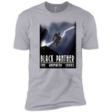 T-Shirts Heather Grey / X-Small Black Panther The Animated Series Men's Premium T-Shirt