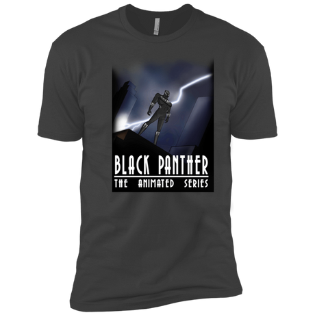 T-Shirts Heavy Metal / X-Small Black Panther The Animated Series Men's Premium T-Shirt