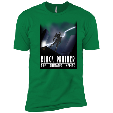 T-Shirts Kelly Green / X-Small Black Panther The Animated Series Men's Premium T-Shirt