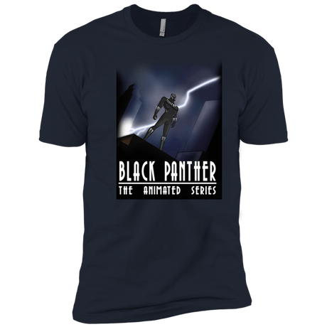 T-Shirts Midnight Navy / X-Small Black Panther The Animated Series Men's Premium T-Shirt