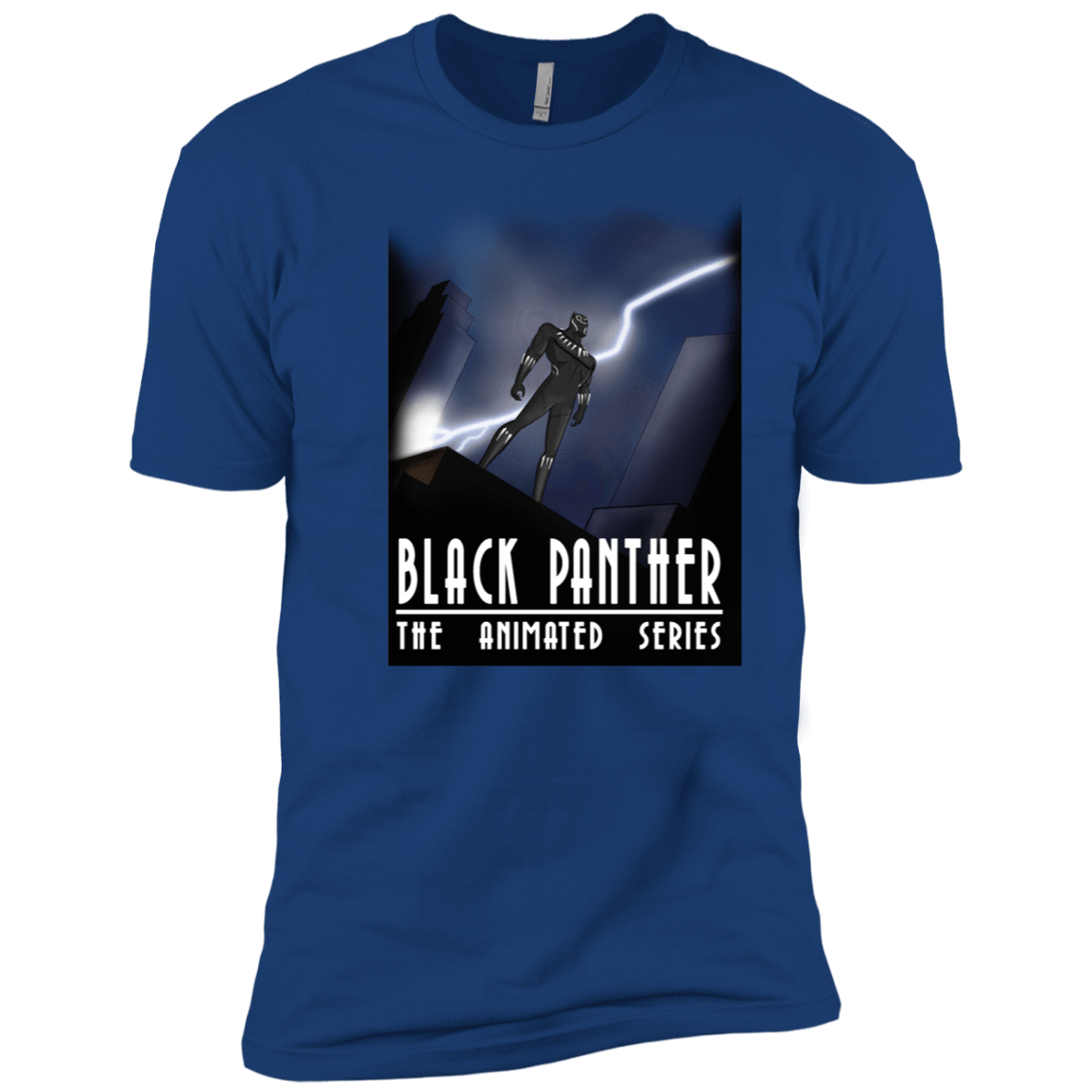 T-Shirts Royal / X-Small Black Panther The Animated Series Men's Premium T-Shirt