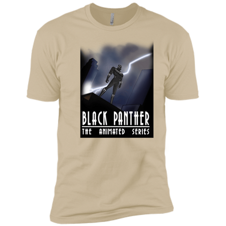 T-Shirts Sand / X-Small Black Panther The Animated Series Men's Premium T-Shirt