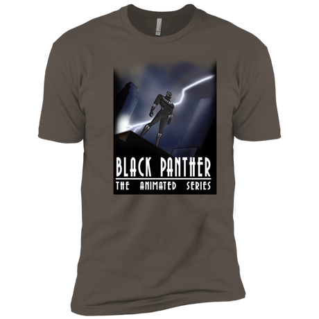 T-Shirts Warm Grey / X-Small Black Panther The Animated Series Men's Premium T-Shirt