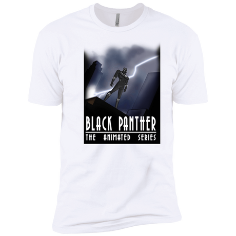 T-Shirts White / X-Small Black Panther The Animated Series Men's Premium T-Shirt