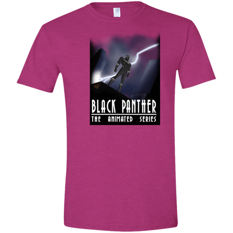 T-Shirts Antique Heliconia / S Black Panther The Animated Series Men's Semi-Fitted Softstyle