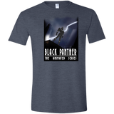 T-Shirts Heather Navy / S Black Panther The Animated Series Men's Semi-Fitted Softstyle