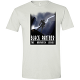 T-Shirts White / X-Small Black Panther The Animated Series Men's Semi-Fitted Softstyle