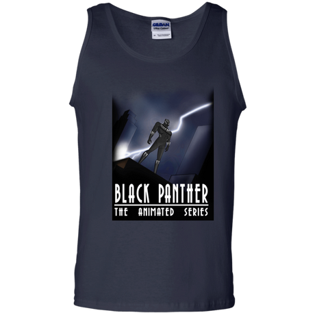 T-Shirts Navy / S Black Panther The Animated Series Men's Tank Top