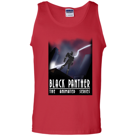 T-Shirts Red / S Black Panther The Animated Series Men's Tank Top