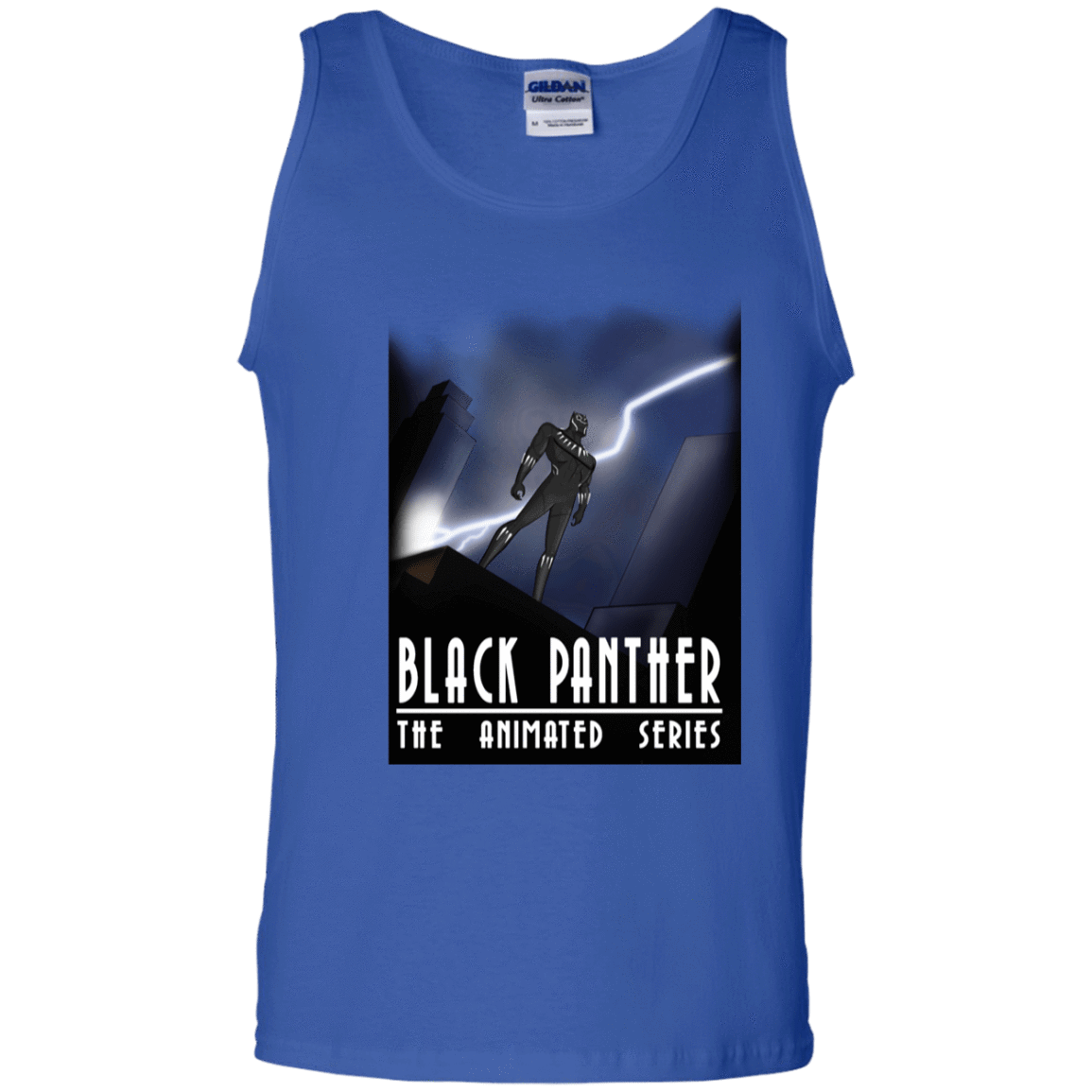 T-Shirts Royal / S Black Panther The Animated Series Men's Tank Top
