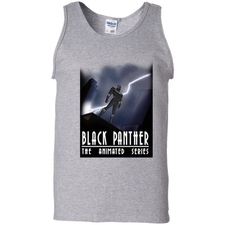 T-Shirts Sport Grey / S Black Panther The Animated Series Men's Tank Top