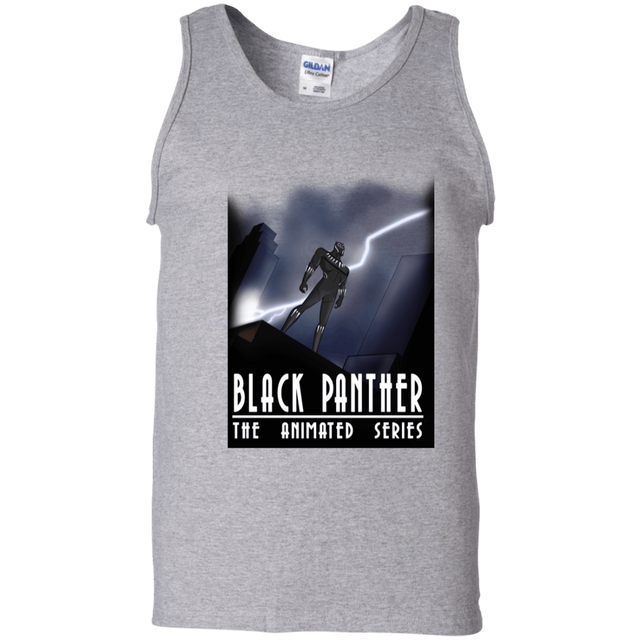 T-Shirts Sport Grey / S Black Panther The Animated Series Men's Tank Top