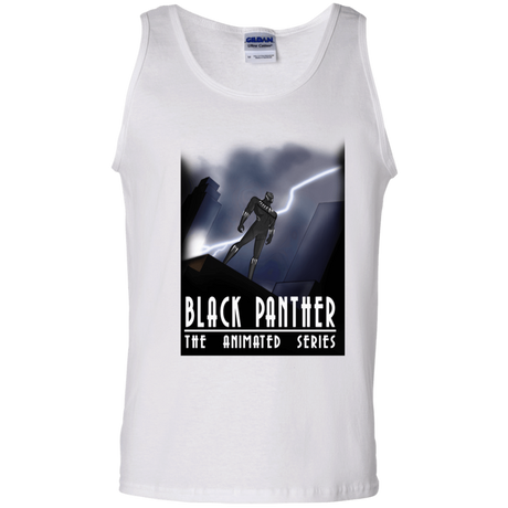 T-Shirts White / S Black Panther The Animated Series Men's Tank Top