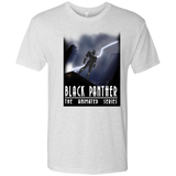 T-Shirts Heather White / S Black Panther The Animated Series Men's Triblend T-Shirt
