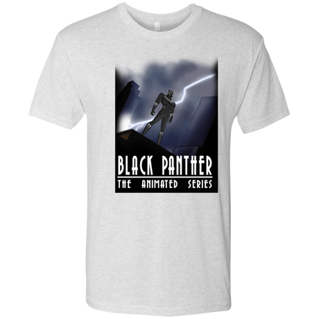 T-Shirts Heather White / S Black Panther The Animated Series Men's Triblend T-Shirt