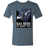 T-Shirts Indigo / S Black Panther The Animated Series Men's Triblend T-Shirt