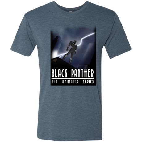 T-Shirts Indigo / S Black Panther The Animated Series Men's Triblend T-Shirt