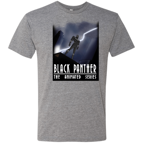 T-Shirts Premium Heather / S Black Panther The Animated Series Men's Triblend T-Shirt