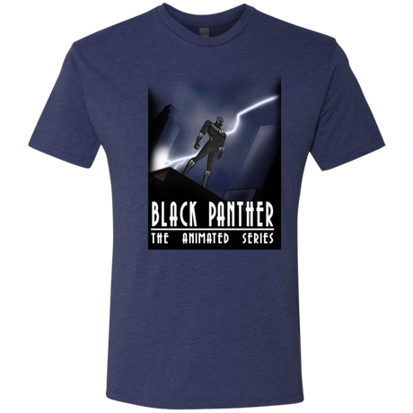 T-Shirts Vintage Navy / S Black Panther The Animated Series Men's Triblend T-Shirt