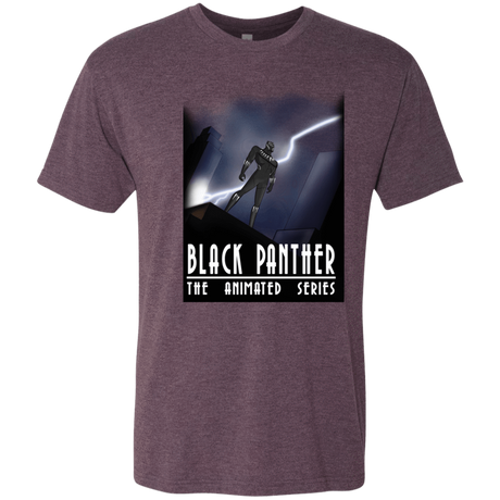 T-Shirts Vintage Purple / S Black Panther The Animated Series Men's Triblend T-Shirt