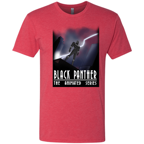 T-Shirts Vintage Red / S Black Panther The Animated Series Men's Triblend T-Shirt