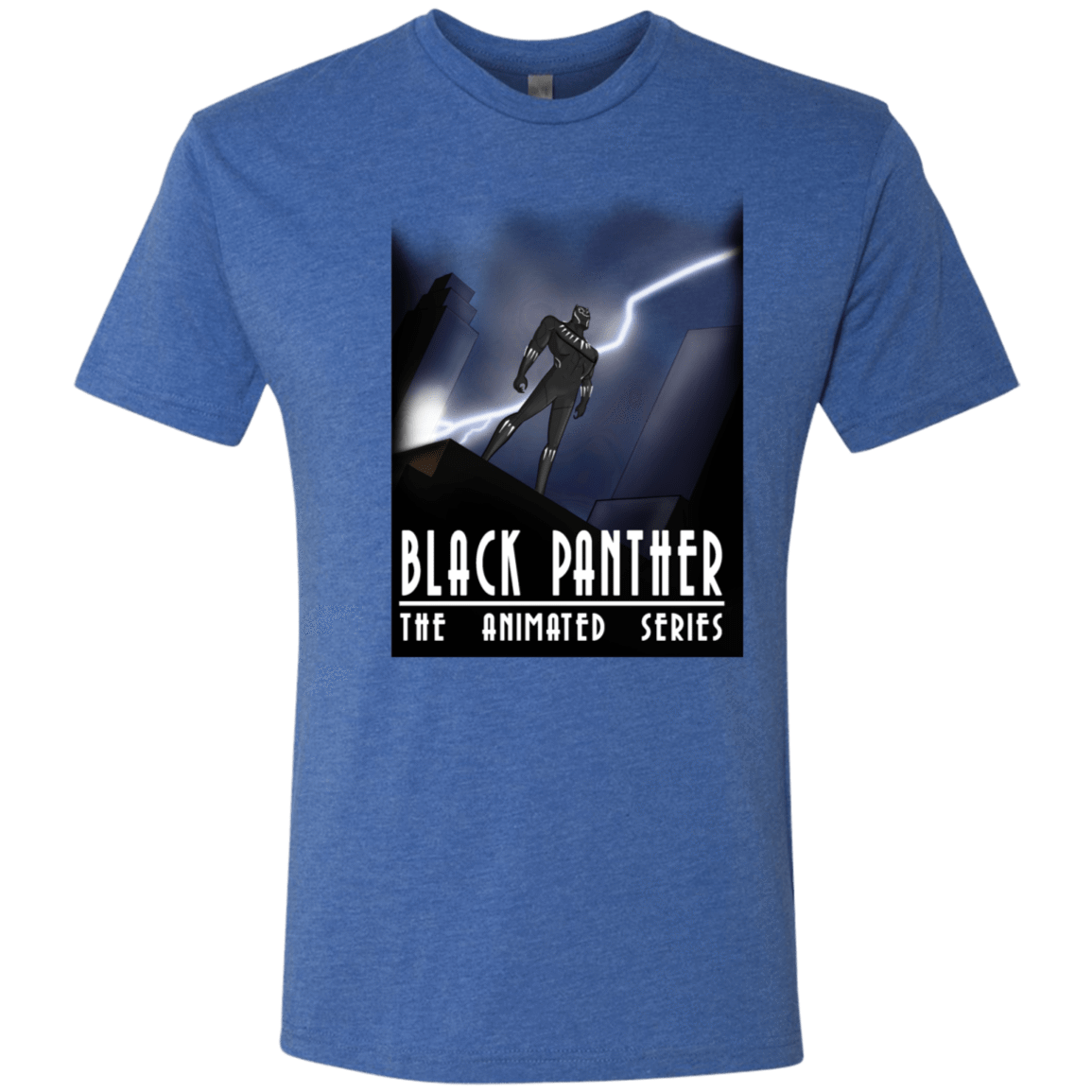T-Shirts Vintage Royal / S Black Panther The Animated Series Men's Triblend T-Shirt