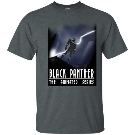 T-Shirts Dark Heather / S Black Panther The Animated Series T-Shirt