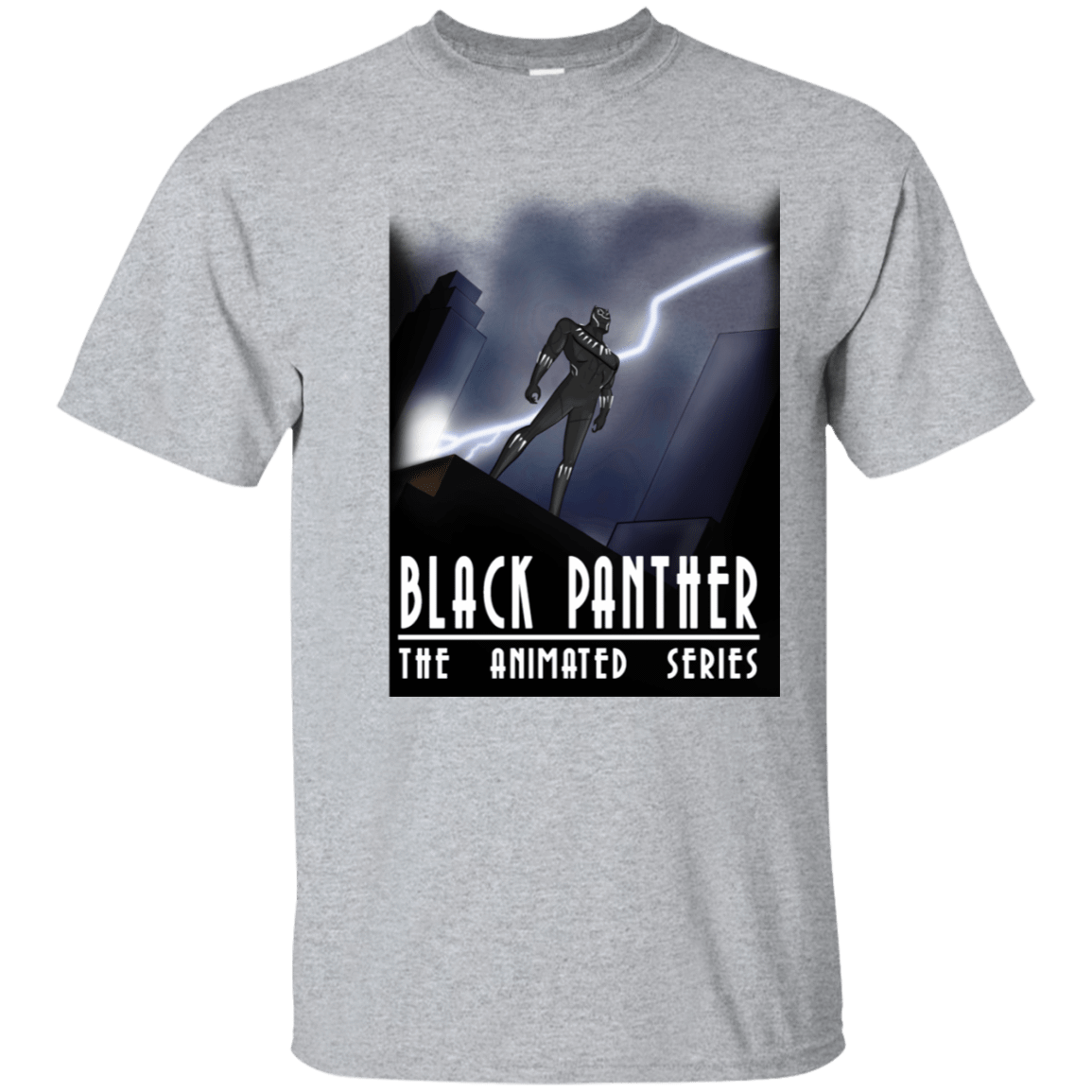 T-Shirts Sport Grey / S Black Panther The Animated Series T-Shirt