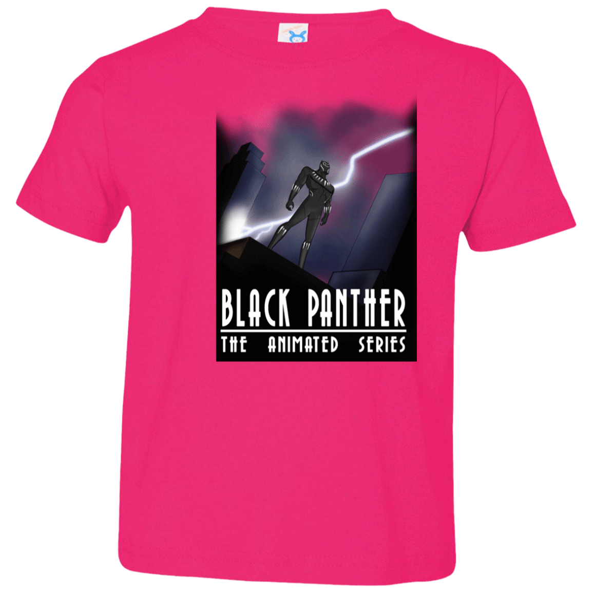 T-Shirts Hot Pink / 2T Black Panther The Animated Series Toddler Premium T-Shirt