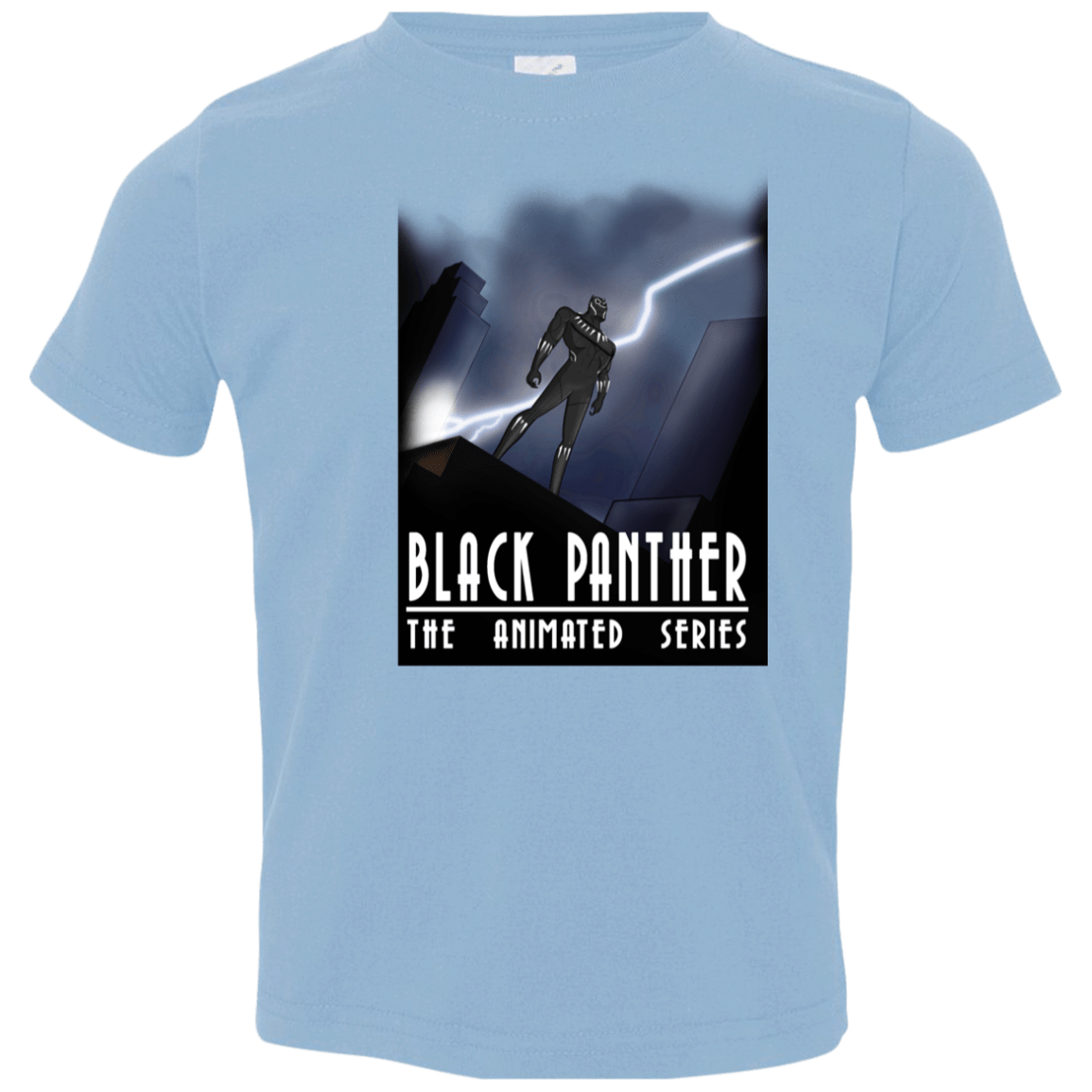 T-Shirts Light Blue / 2T Black Panther The Animated Series Toddler Premium T-Shirt