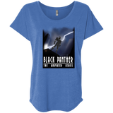 T-Shirts Vintage Royal / X-Small Black Panther The Animated Series Triblend Dolman Sleeve