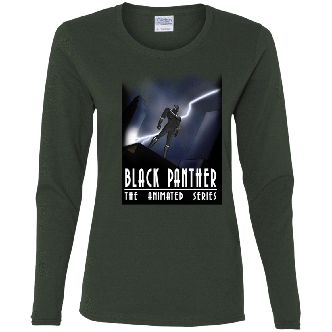 T-Shirts Forest / S Black Panther The Animated Series Women's Long Sleeve T-Shirt