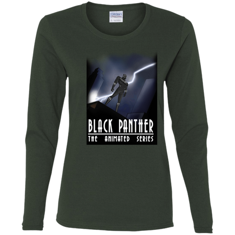 T-Shirts Forest / S Black Panther The Animated Series Women's Long Sleeve T-Shirt