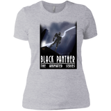T-Shirts Heather Grey / X-Small Black Panther The Animated Series Women's Premium T-Shirt