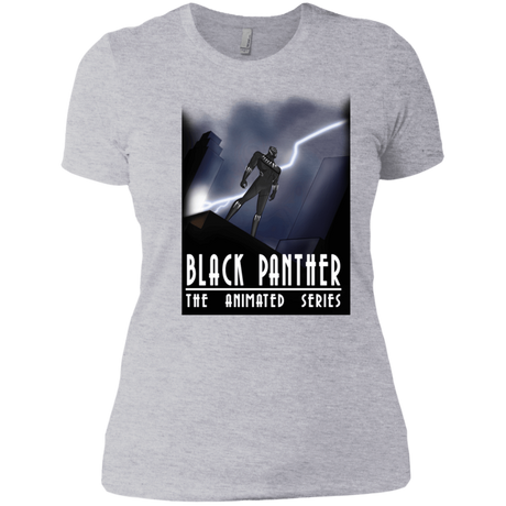 T-Shirts Heather Grey / X-Small Black Panther The Animated Series Women's Premium T-Shirt