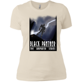 T-Shirts Ivory/ / X-Small Black Panther The Animated Series Women's Premium T-Shirt