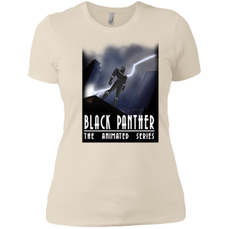 T-Shirts Ivory/ / X-Small Black Panther The Animated Series Women's Premium T-Shirt