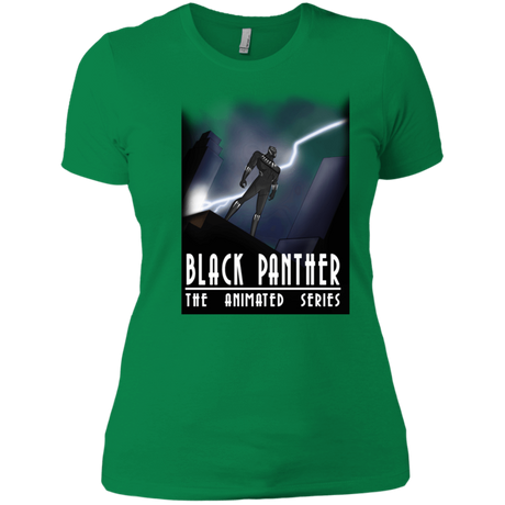 T-Shirts Kelly Green / X-Small Black Panther The Animated Series Women's Premium T-Shirt