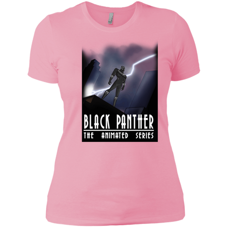 T-Shirts Light Pink / X-Small Black Panther The Animated Series Women's Premium T-Shirt