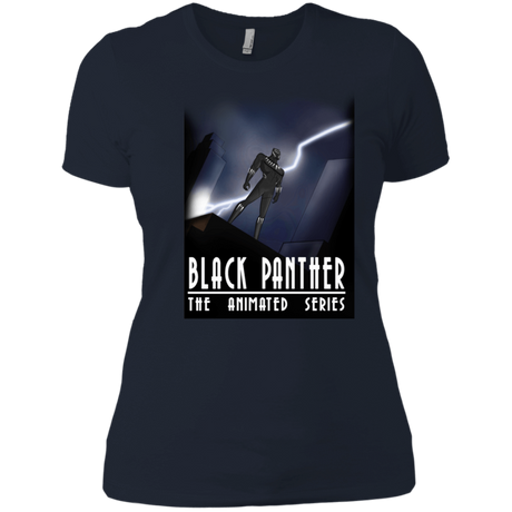 T-Shirts Midnight Navy / X-Small Black Panther The Animated Series Women's Premium T-Shirt