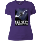 T-Shirts Purple Rush/ / X-Small Black Panther The Animated Series Women's Premium T-Shirt