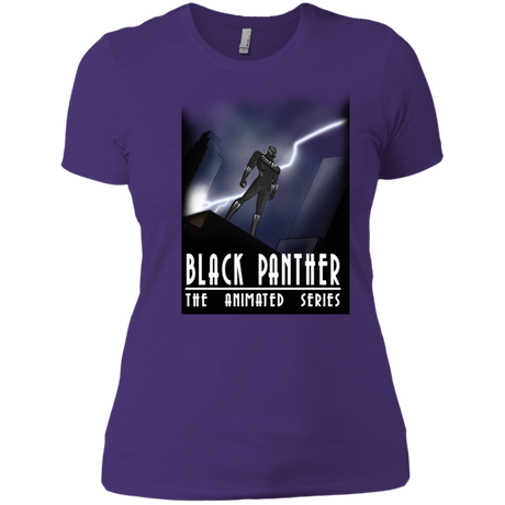 T-Shirts Purple Rush/ / X-Small Black Panther The Animated Series Women's Premium T-Shirt
