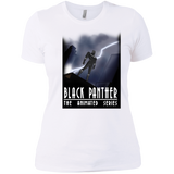 T-Shirts White / X-Small Black Panther The Animated Series Women's Premium T-Shirt