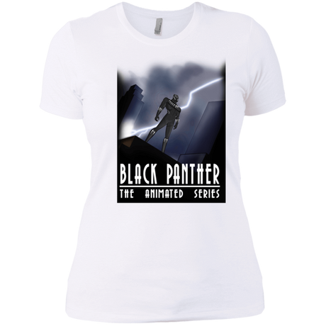 T-Shirts White / X-Small Black Panther The Animated Series Women's Premium T-Shirt