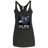 T-Shirts Vintage Black / X-Small Black Panther The Animated Series Women's Triblend Racerback Tank